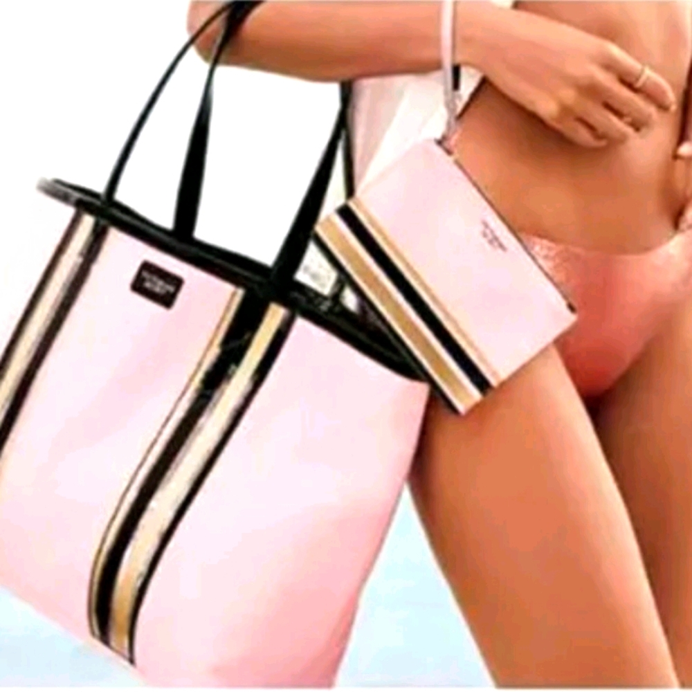 Victoria's Secret NWT Tote Bag with Makeup Bag